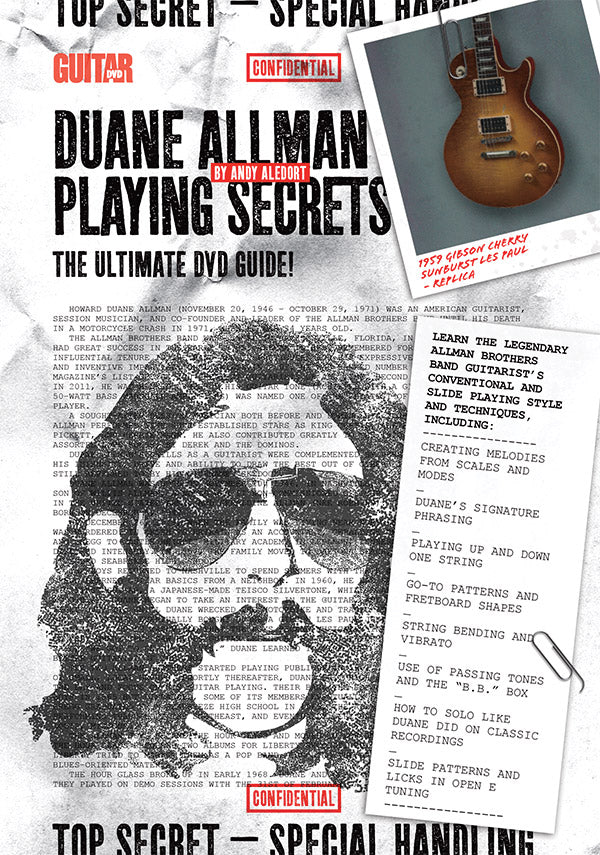 Guitar World: Duane Allman Playing Secrets Cover Image