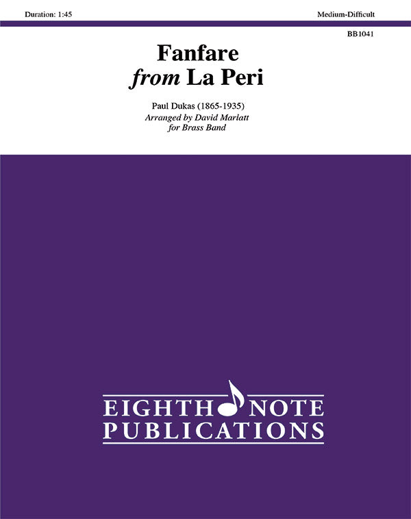 Fanfare (from <i>La Peri</i>) Cover Image