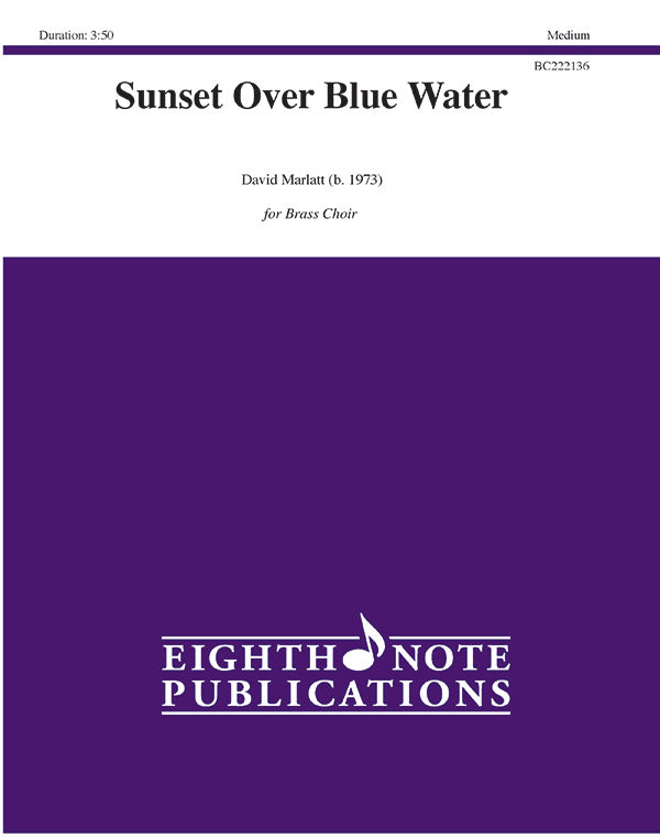 Sunset Over Blue Water Cover Image