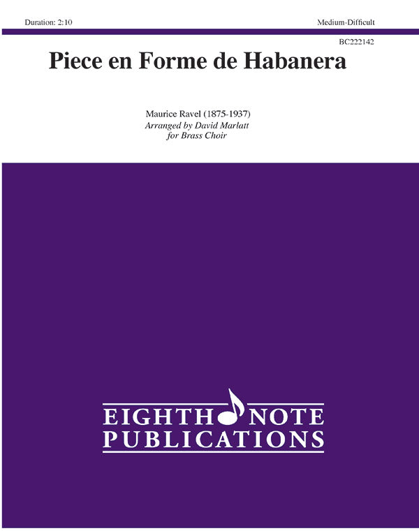 Piece en Forme de Habanera Cover Image