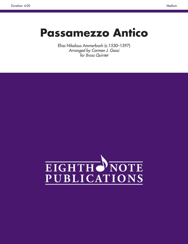Passamezzo Antico Cover Image
