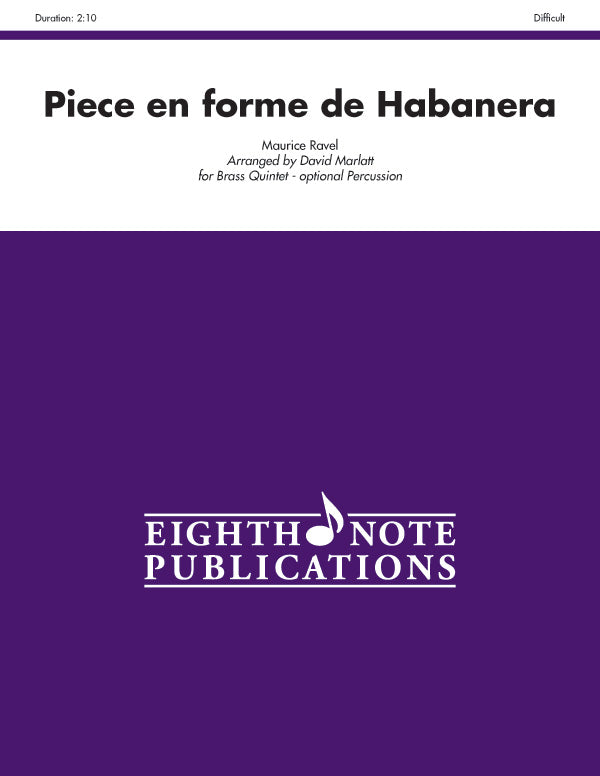 Piece en forme de Habanera Cover Image