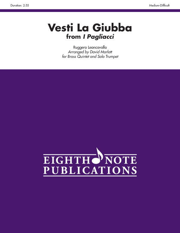 Vesti La Giubba (from <i>I Pagliacci</i>) Cover Image