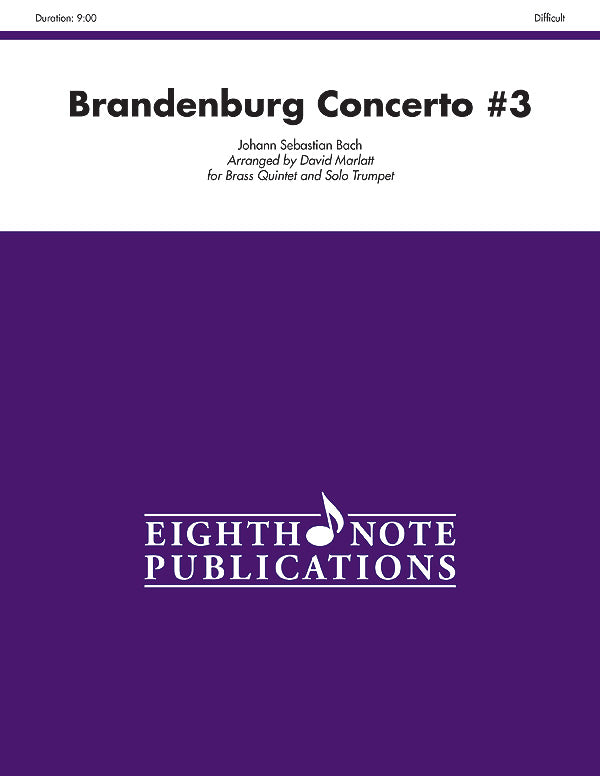 Brandenburg Concerto #3 Cover Image