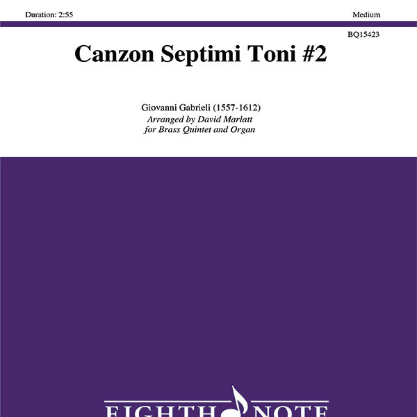 Canzon Septimi Toni #2 Cover Image