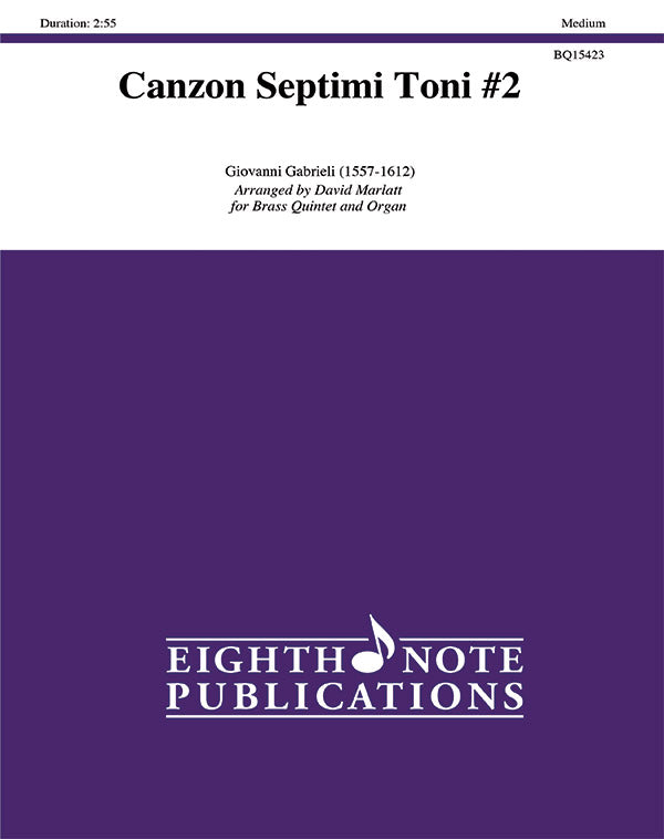 Canzon Septimi Toni #2 Cover Image