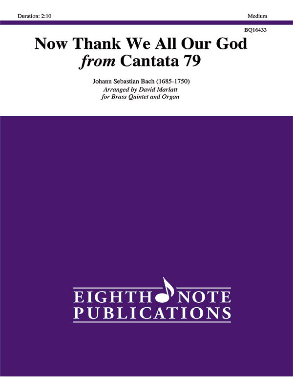 Now Thank We All Our God from <i>Cantata 79</i> Cover Image