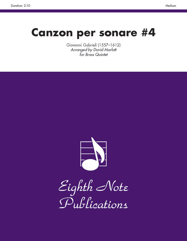 Canzon per Sonare #4 Cover Image