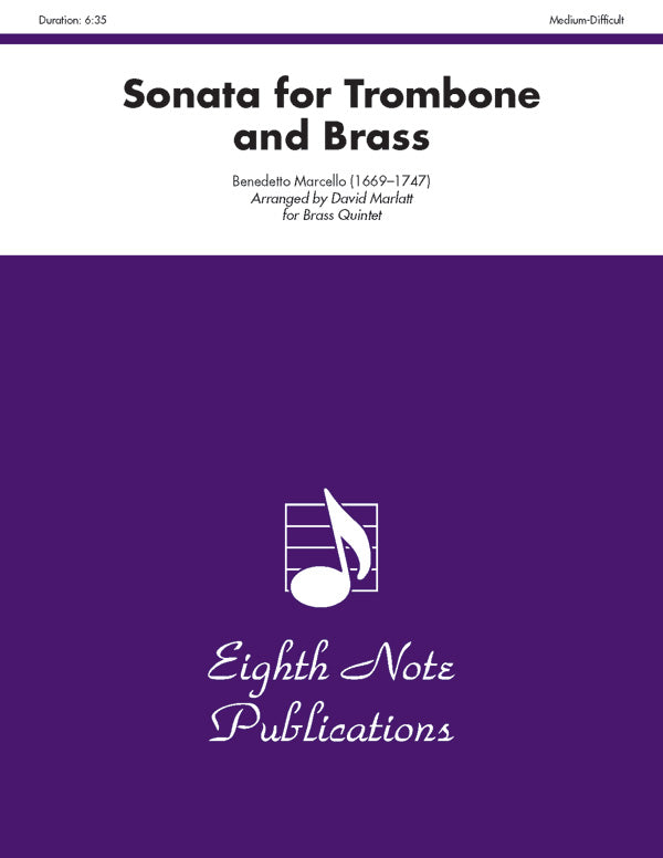 Sonata for Trombone and Brass Cover Image