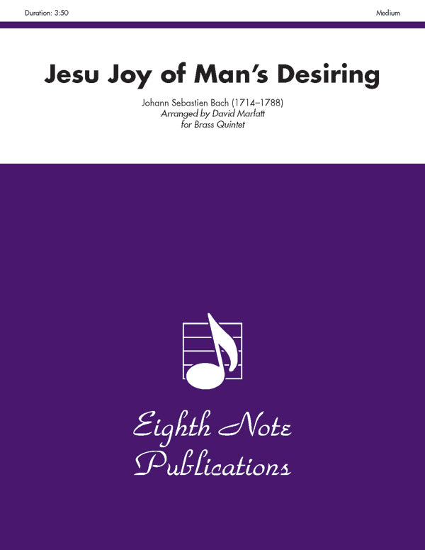Jesu Joy of Man's Desiring Cover Image
