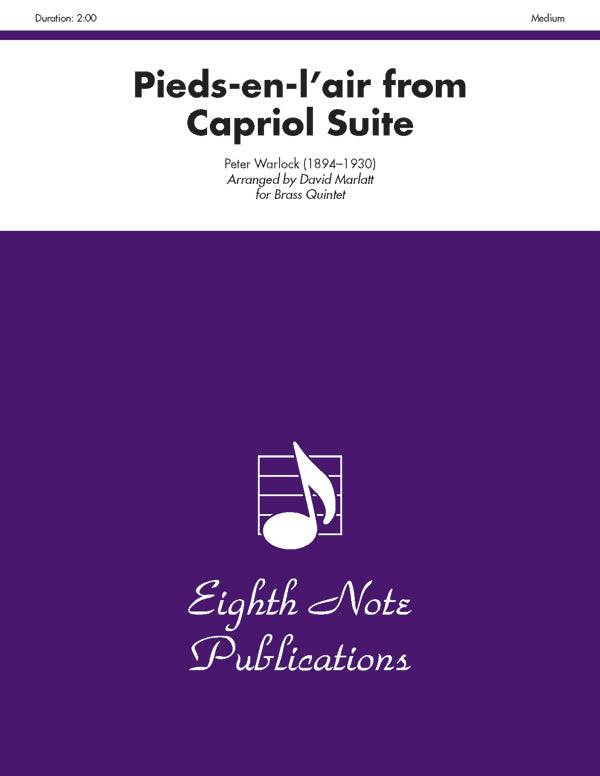 Pieds-en-l'air (from <i>Capriol Suite</i>) Cover Image