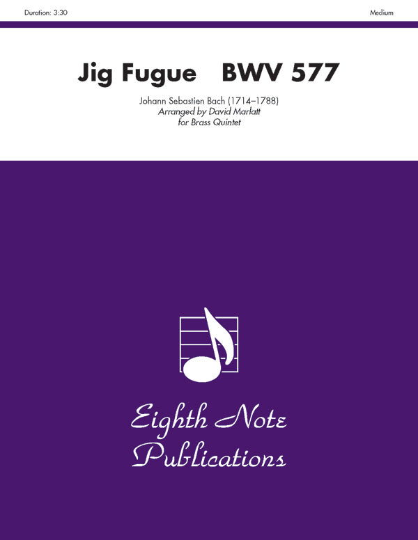 Jig Fugue, BWV 577 Cover Image