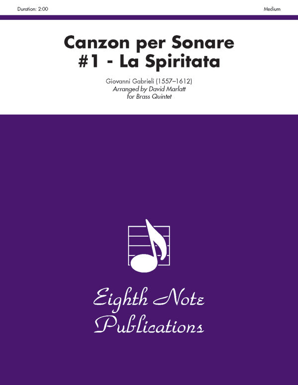 Canzon per Sonare #1 La Spiritata Cover Image