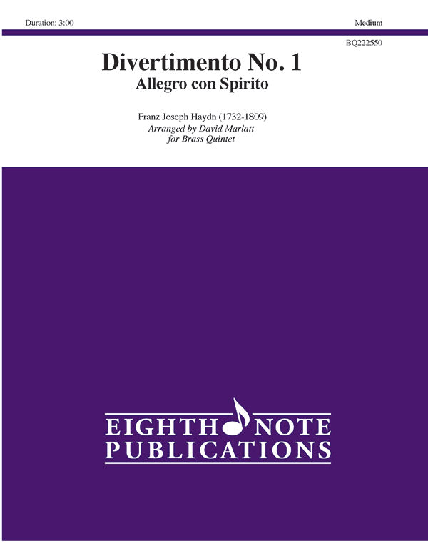 Divertimento No. 1 Cover Image