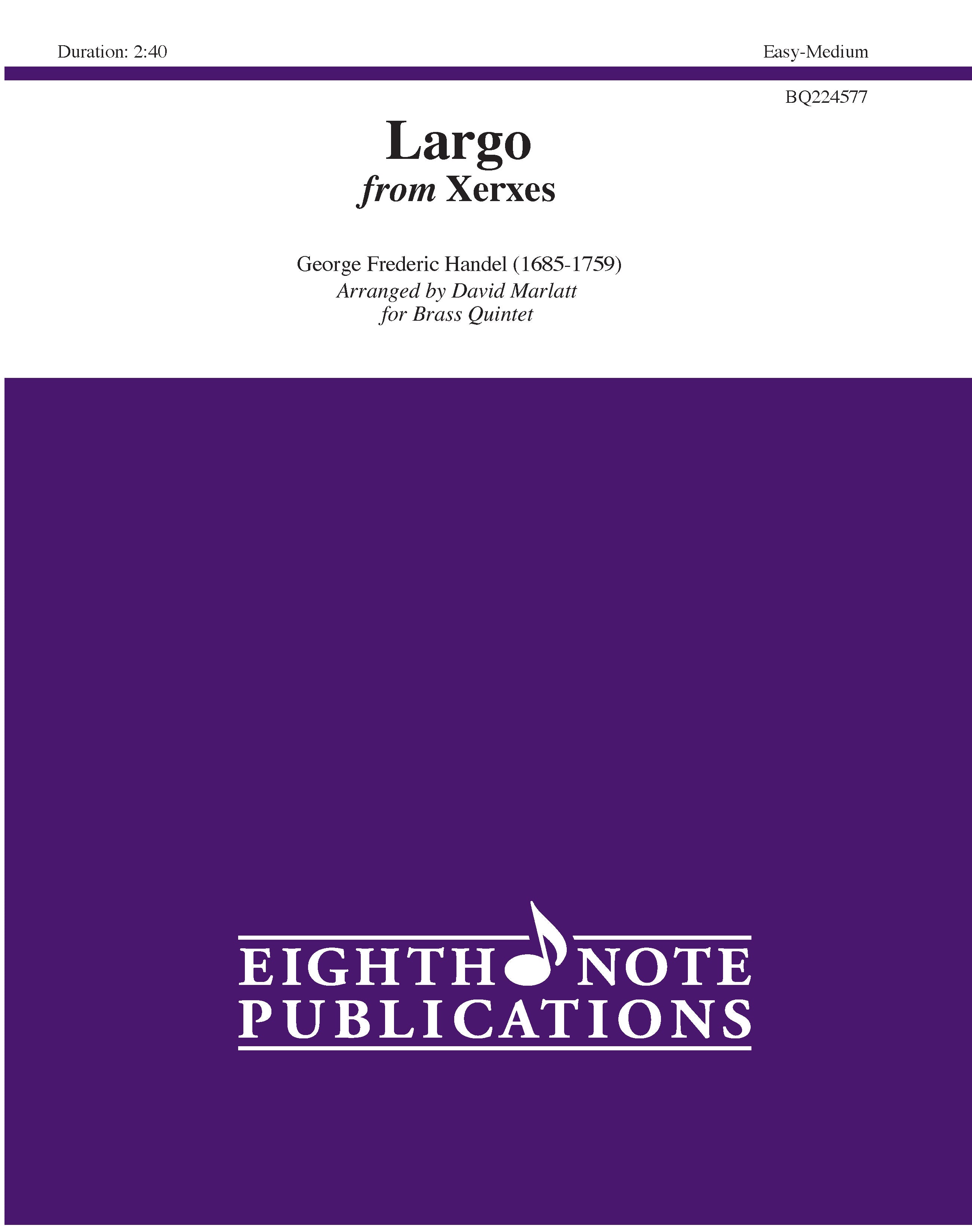 Largo from Xerxes Cover Image