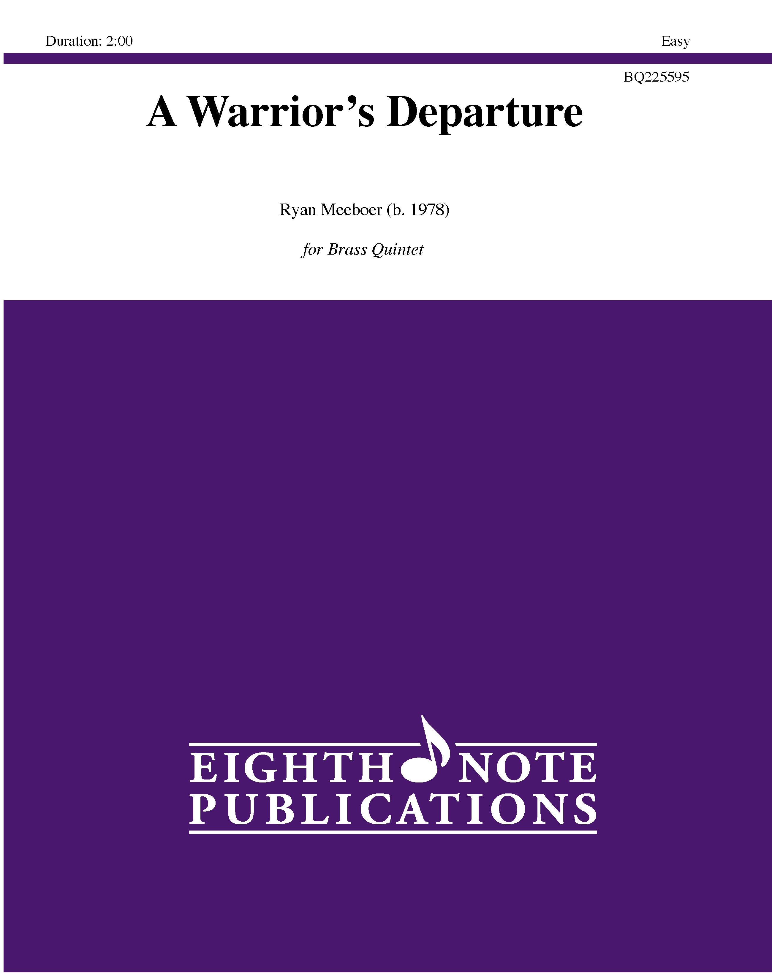 A Warrior's Departure Cover Image
