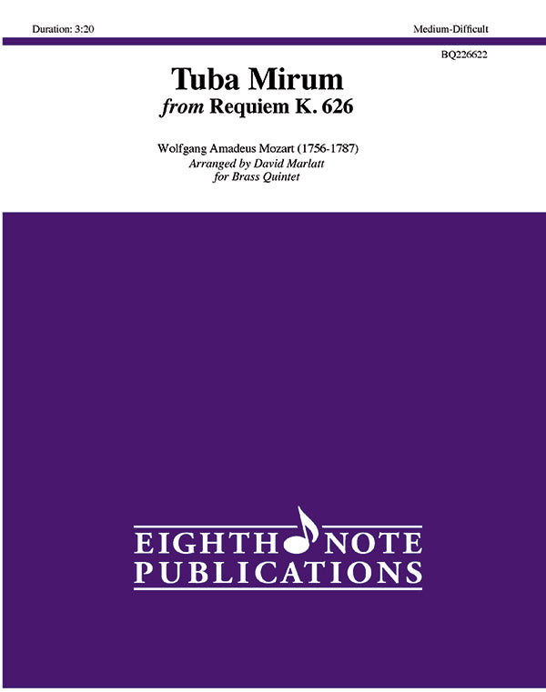Tuba Mirum from Requiem K. 626 Cover Image