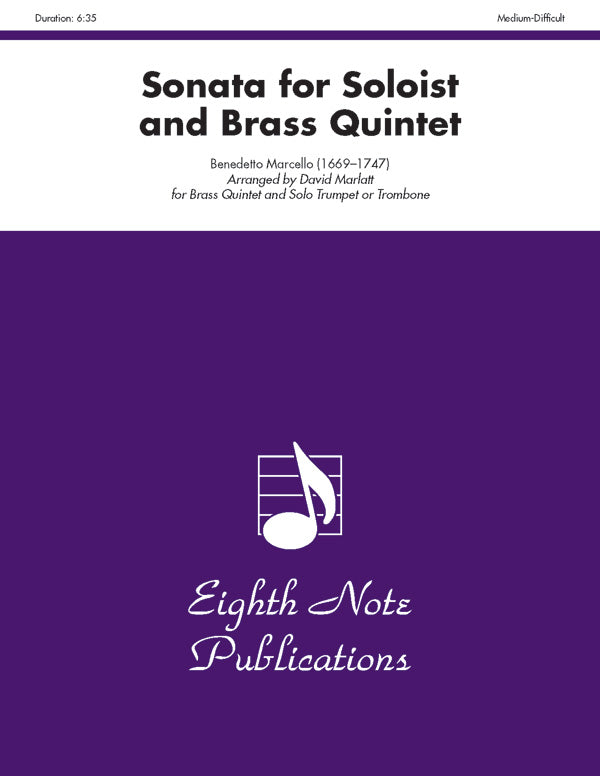 Sonata for Soloist and Brass Quintet Cover Image