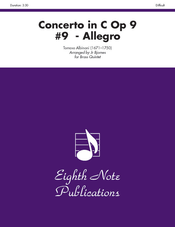 Concerto in C, Op 9 #9 - Allegro Cover Image