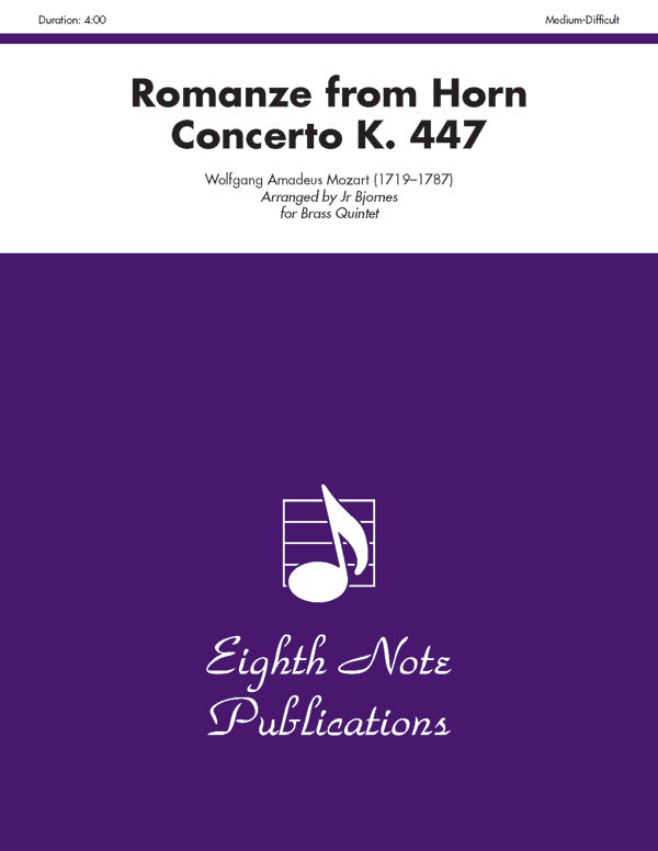 Romanze (from <I>Horn Concerto</I>, K. 447) Cover Image