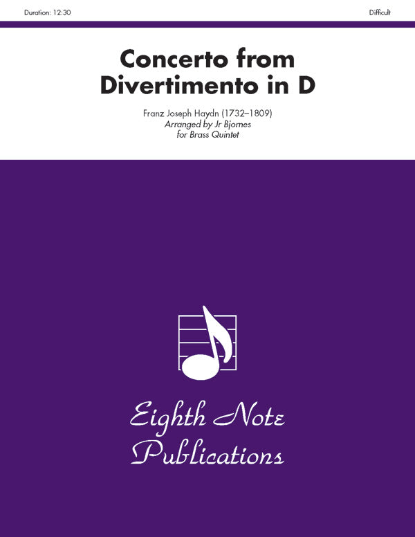 Concerto (from Divertimento in D) Cover Image