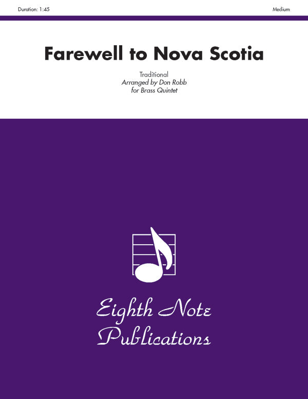 Farewell to Nova Scotia Cover Image