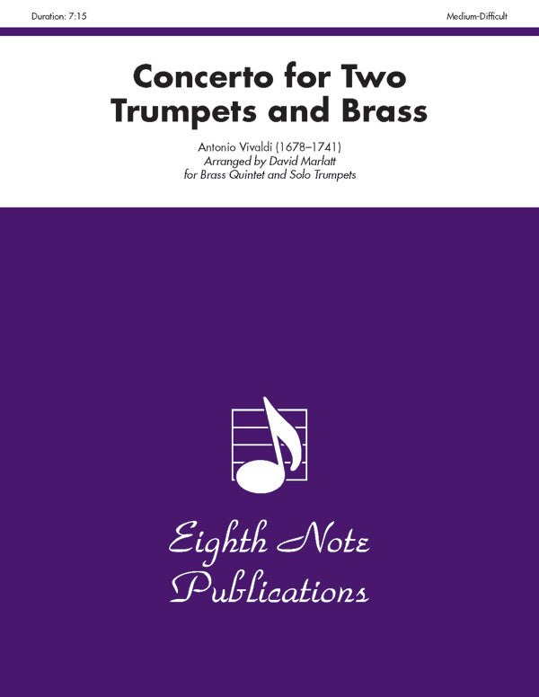 Concerto for Two Trumpets and Brass Cover Image