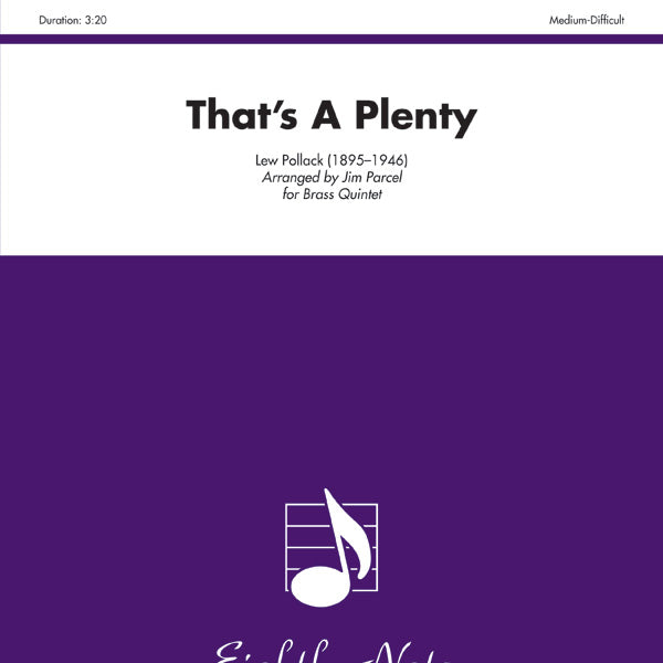 That's a Plenty Sheet Music Preview