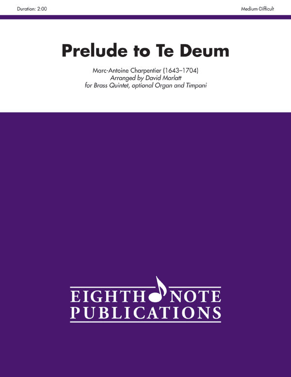 Prelude to Te Deum Cover Image