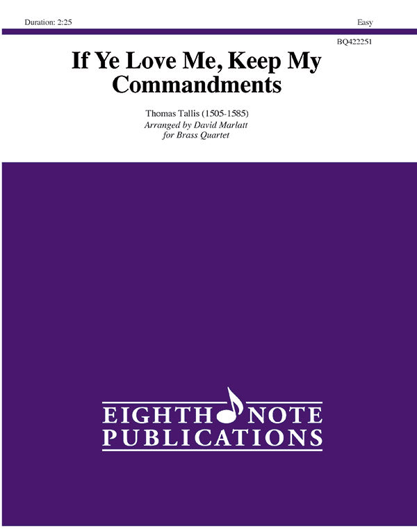 If Ye Love Me, Keep My Commandments Cover Image