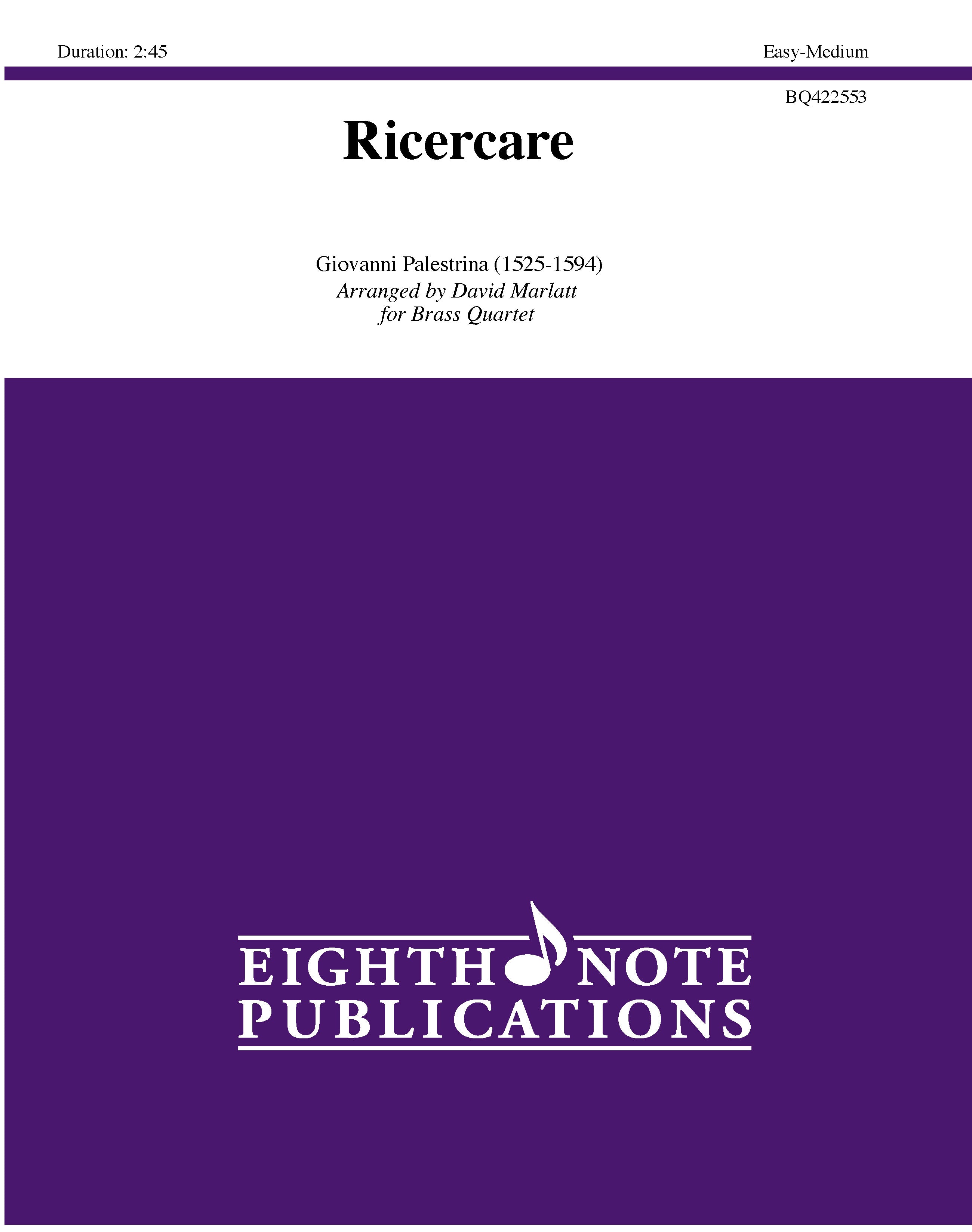Ricercare Cover Image