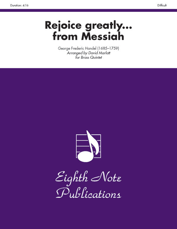 Rejoice Greatly (from <i>Messiah</i>) Cover Image
