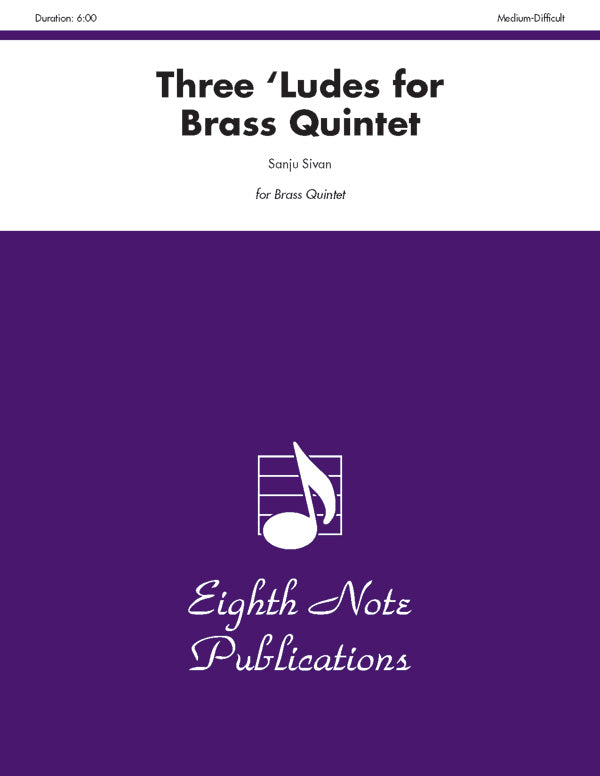 Three 'Ludes for Brass Quintet Cover Image