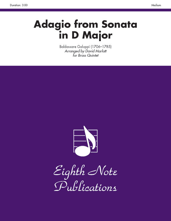 Adagio (from Sonata in D Major) Cover Image