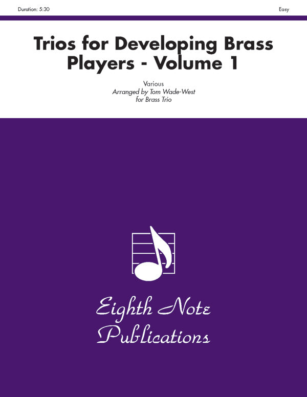 Trios for Developing Brass Players, Volume 1 Cover Image