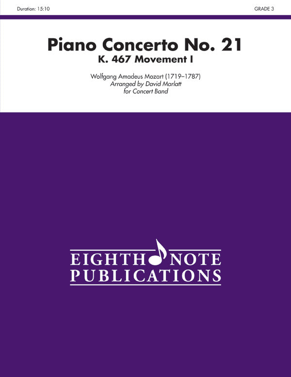 Piano Concerto No. 21, K. 467 (Movement I) Cover Image
