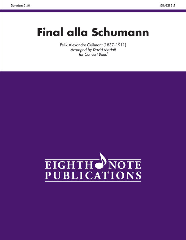 Final Alla Schumann, Opus 83 Cover Image