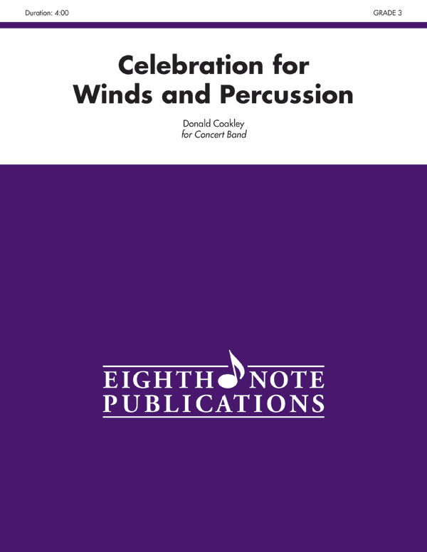 Celebration for Winds and Percussion Cover Image