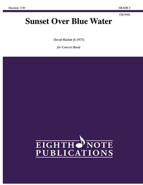 Sunset Over Blue Water Cover Image