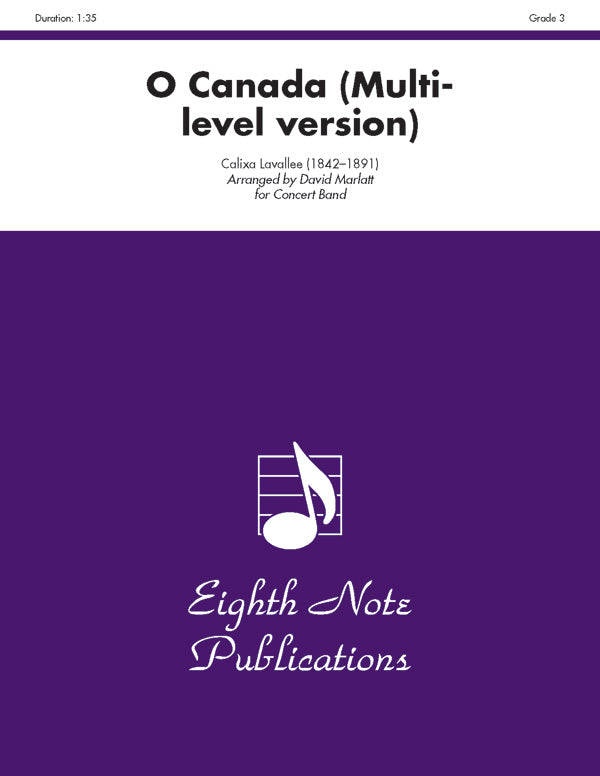 O Canada (multi-level version) Cover Image