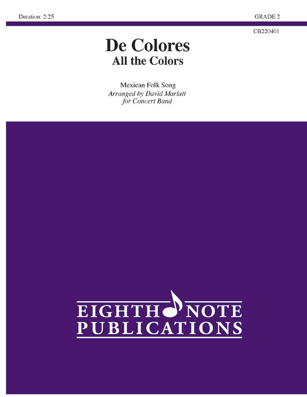 De Colores Cover Image