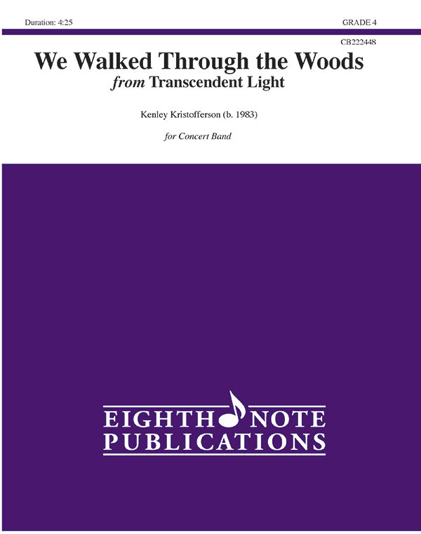 We Walked Through the Woods  Cover Image