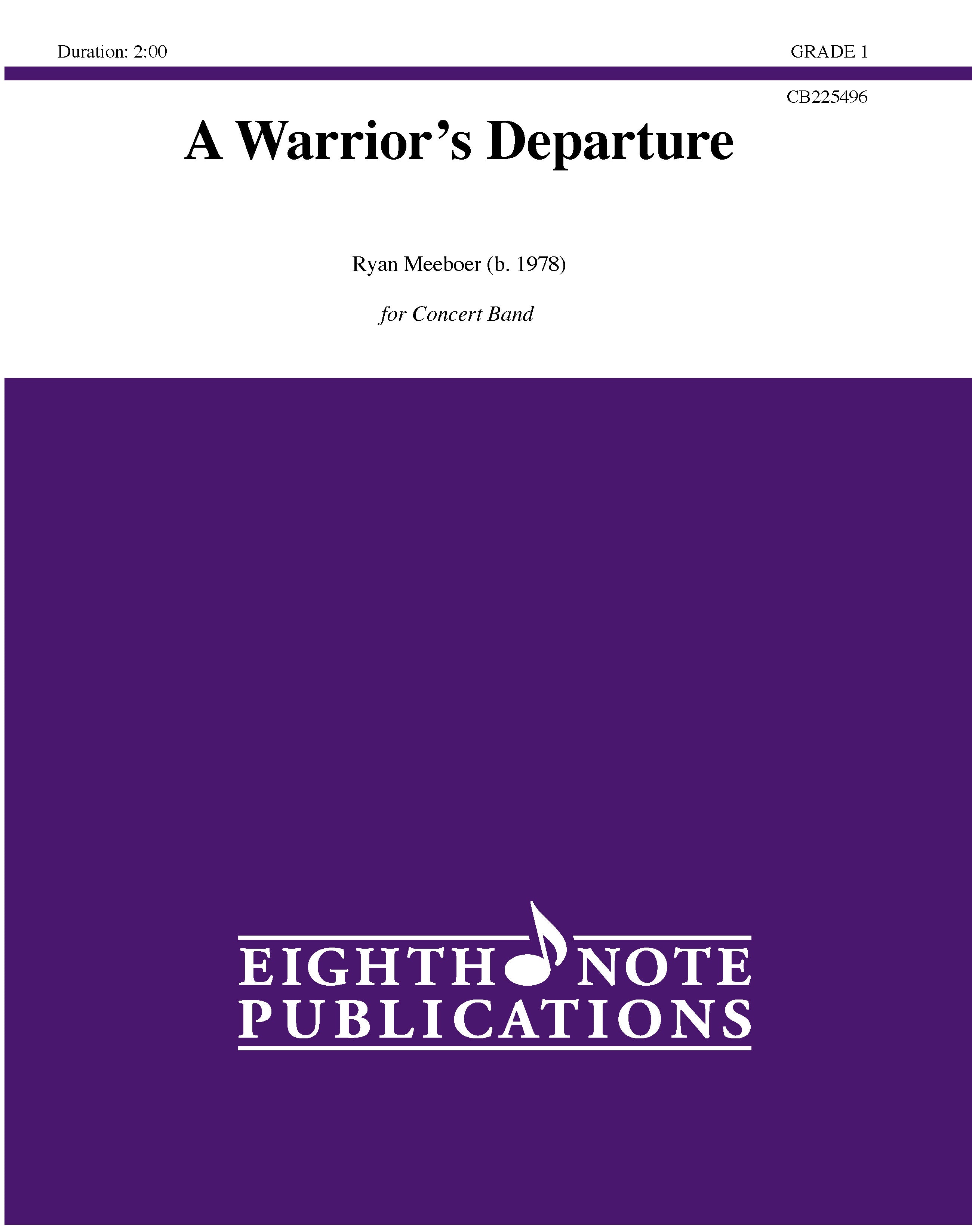 A Warrior's Departure Cover Image