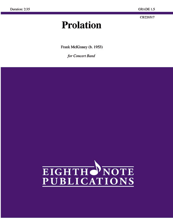 Prolation Cover Image