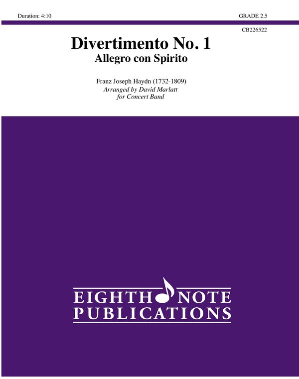 Divertimento No. 1 Cover Image