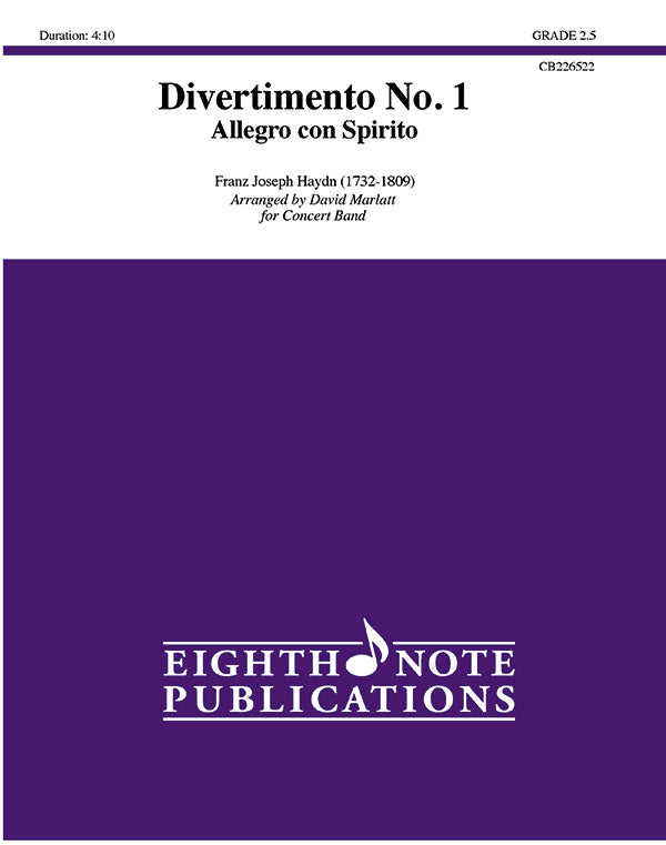 Divertimento No. 1 Cover Image