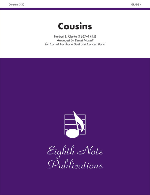 Cousins (Cornet and Trombone Duet and Concert Band) Sheet Music Preview