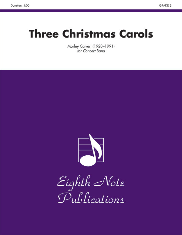 Three Christmas Carols: 1st B-flat Trumpet Sheet Music Preview