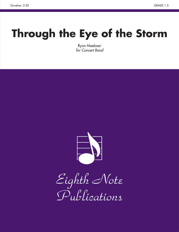 Through the Eye of the Storm: B-flat Bass Clarinet Sheet Music Preview