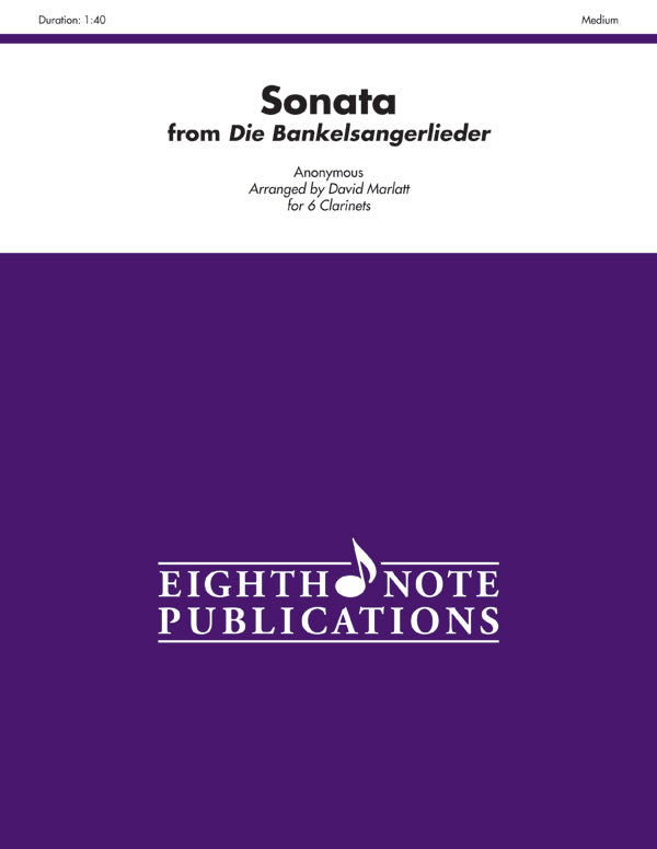 Sonata (from <i>Die Bankelsangerlieder</i>) Cover Image